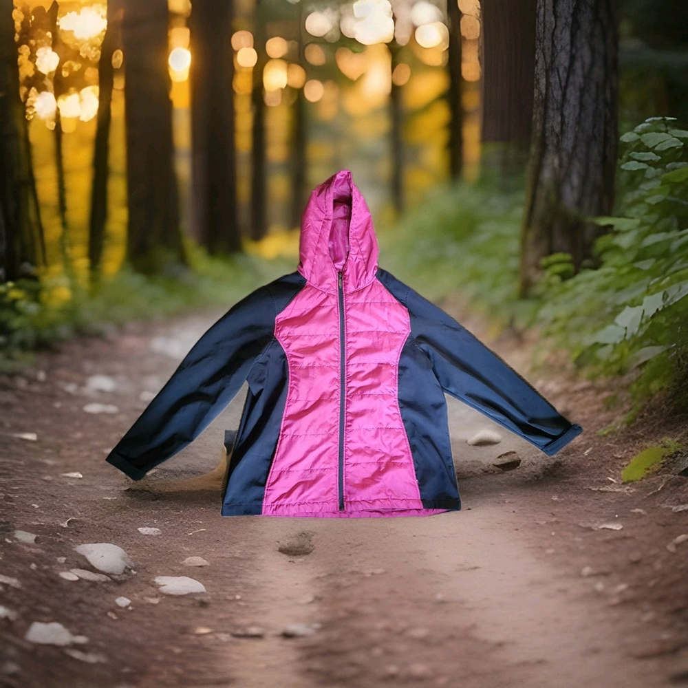 i5 Apparel Jacket Pink N Black Sz XL